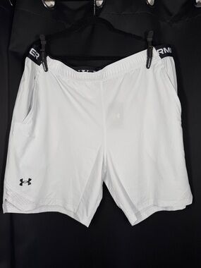 Under Armour White UA Vanish Woven 8in Men's Shorts